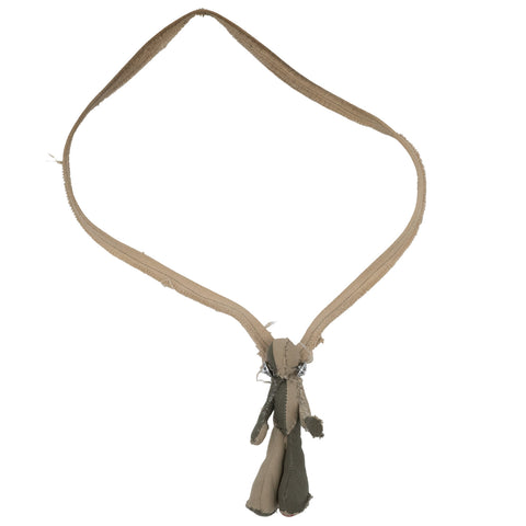 Collier vert beige