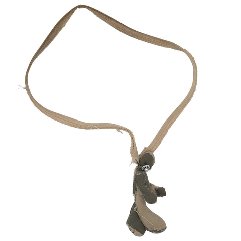 Collier vert beige
