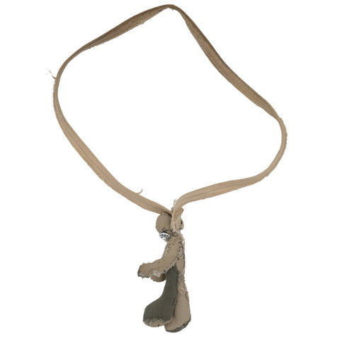 Collier vert beige