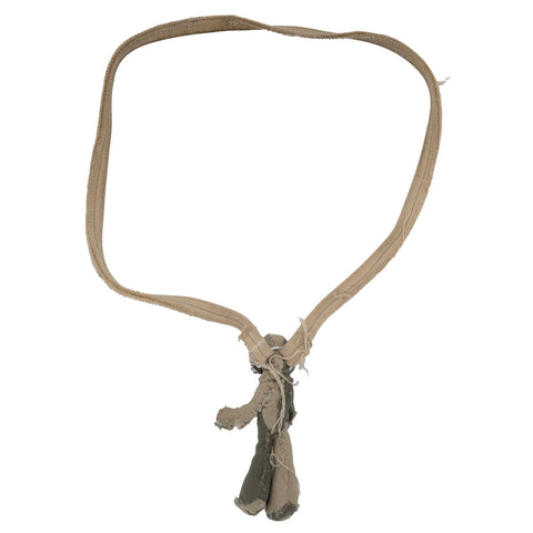 Collier vert beige