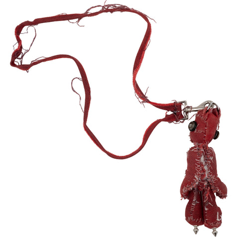 Collier rouge piques