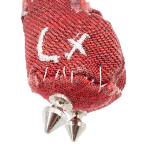 Collier rouge piques