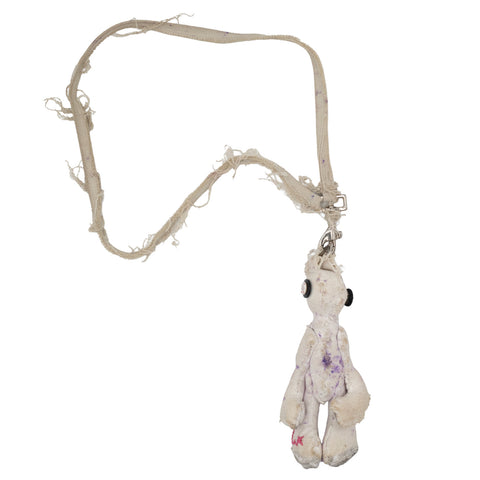 Collier blanc violet