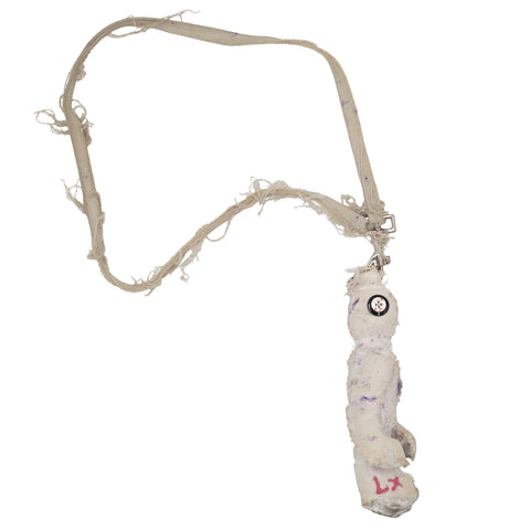 Collier blanc violet