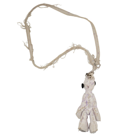 Collier blanc violet