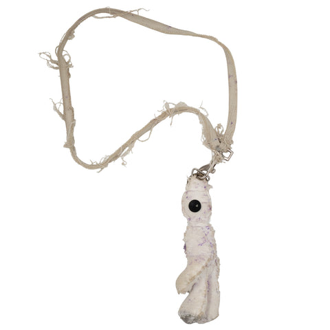 Collier blanc violet