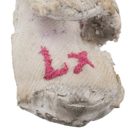 Collier blanc violet